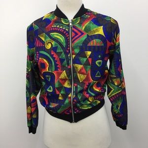 One & Only Urban Outfitters Bright Print Jacket